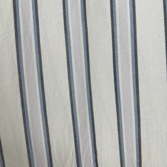 1.State White Blue Striped Button-Up Tied-Waist Blouse 2X U-008 - Picture 6 of 6